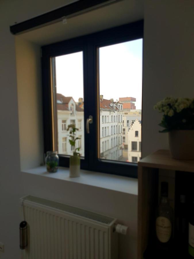 Uitzicht Op Het Mas Lägenhet Antwerpen Exteriör bild